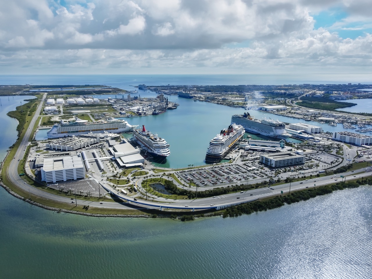 Port Canaveral aerial photo (Photo: Canaveral Port Authority)