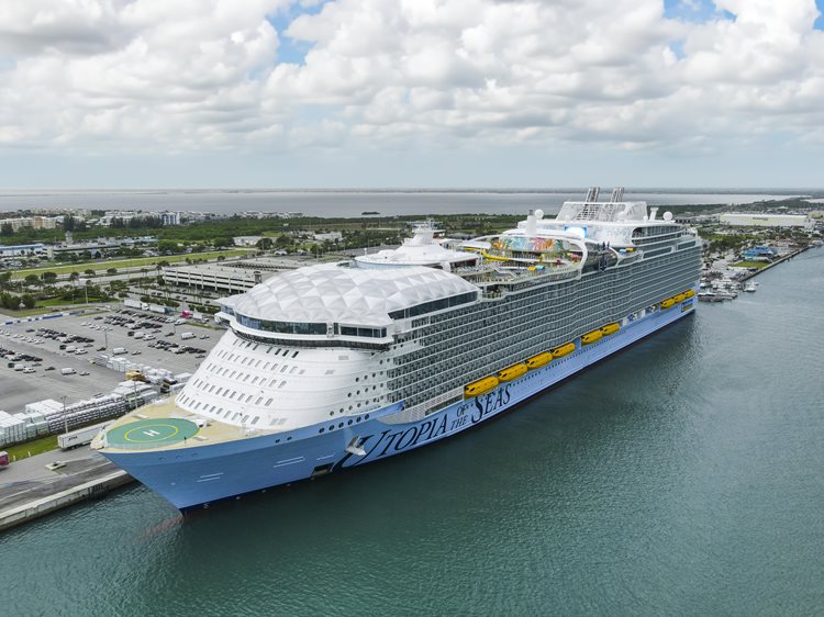 Royal Caribbean International’s Utopia of the Seas at Port Canaveral’s Cruise Terminal 1